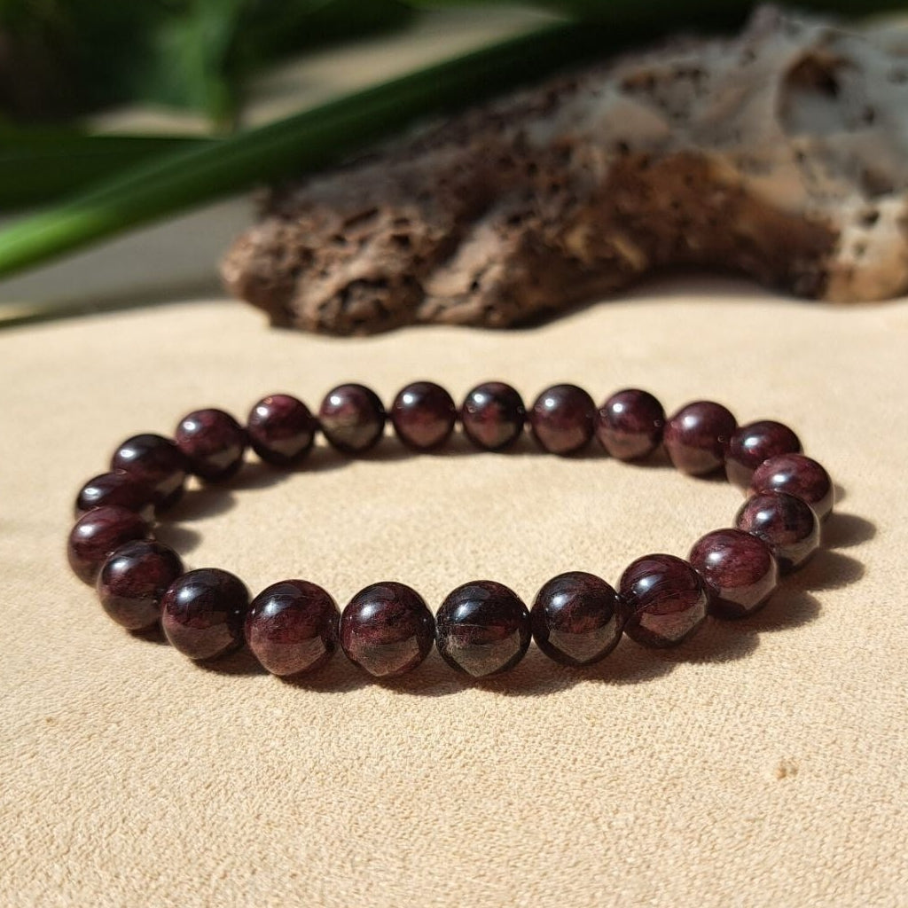 Garnet Crystal Bracelet