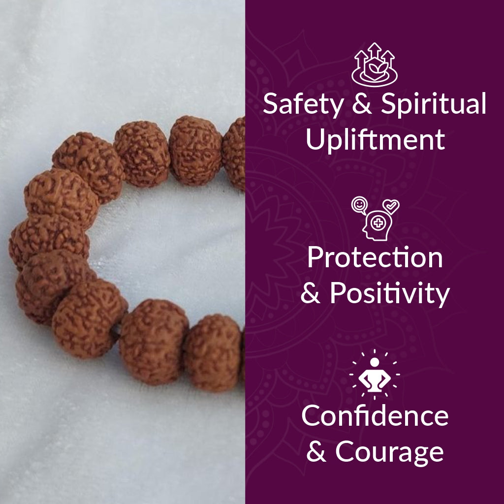 Rudraksh Bracelet (Big beads)