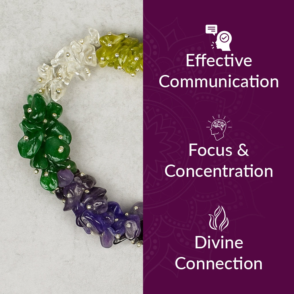 7 Chakra Uncut Bracelet