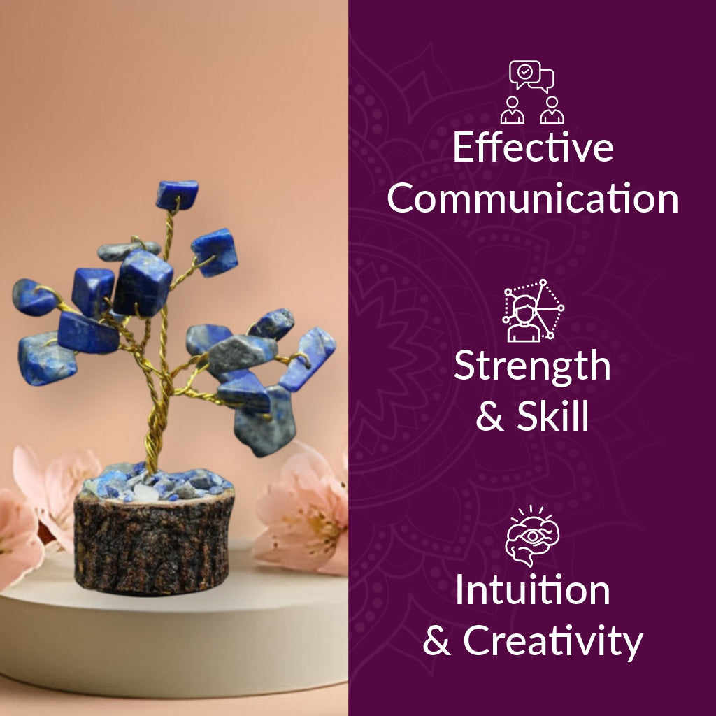 Sodalite 15 Beads Small Tree