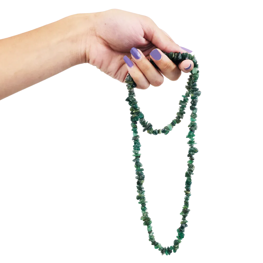 Green Jade Uncut Mala