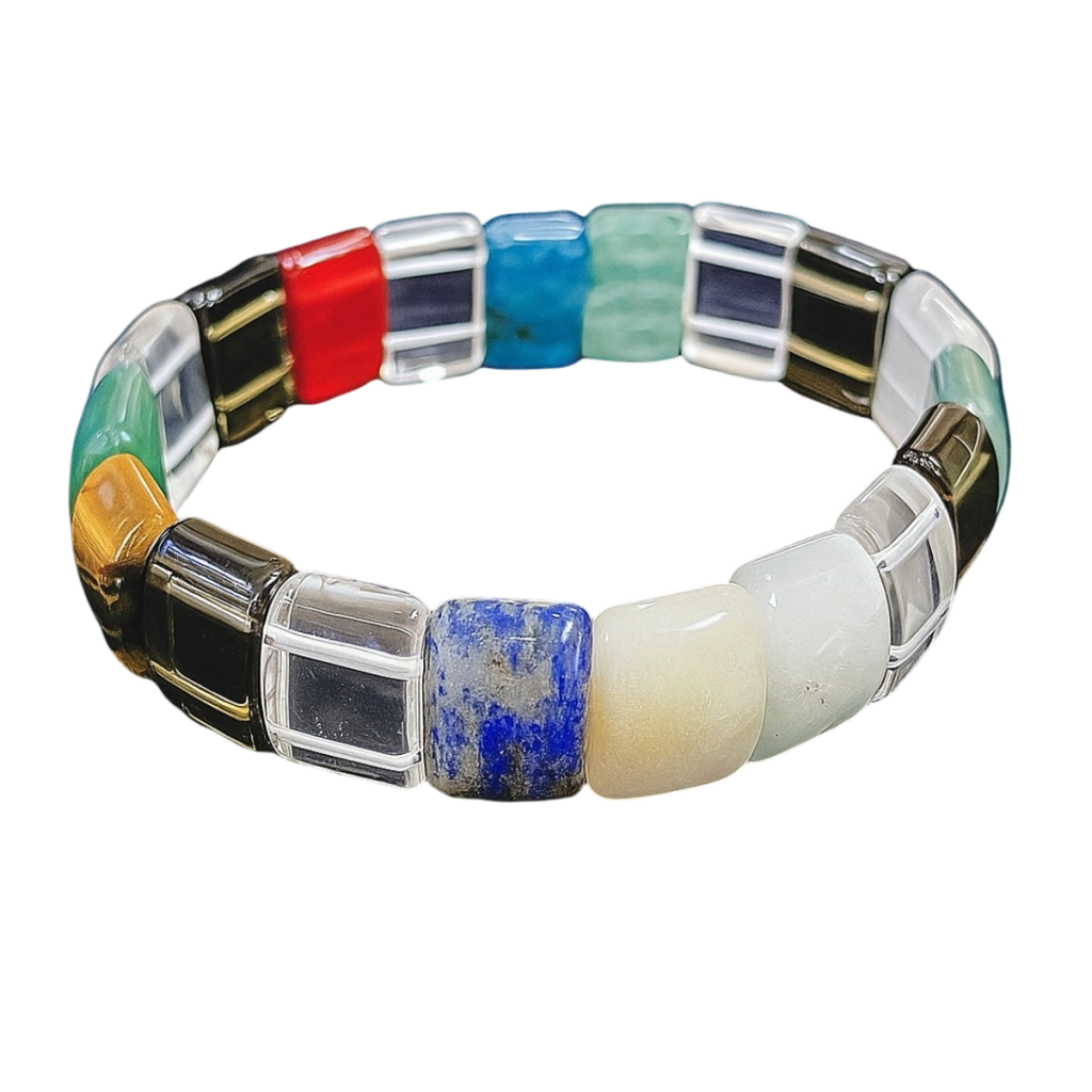 Multicolor Half Round Bracelet