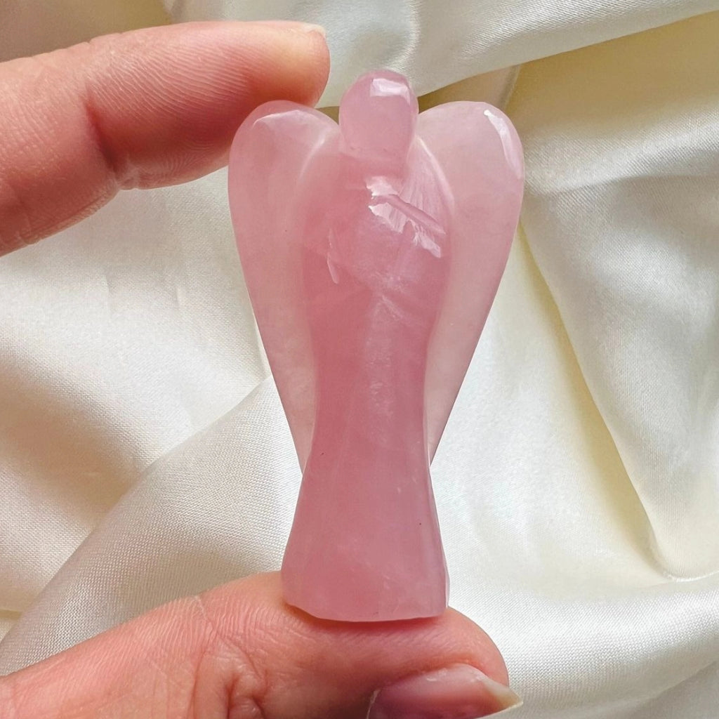 Rose Quartz Small Angel