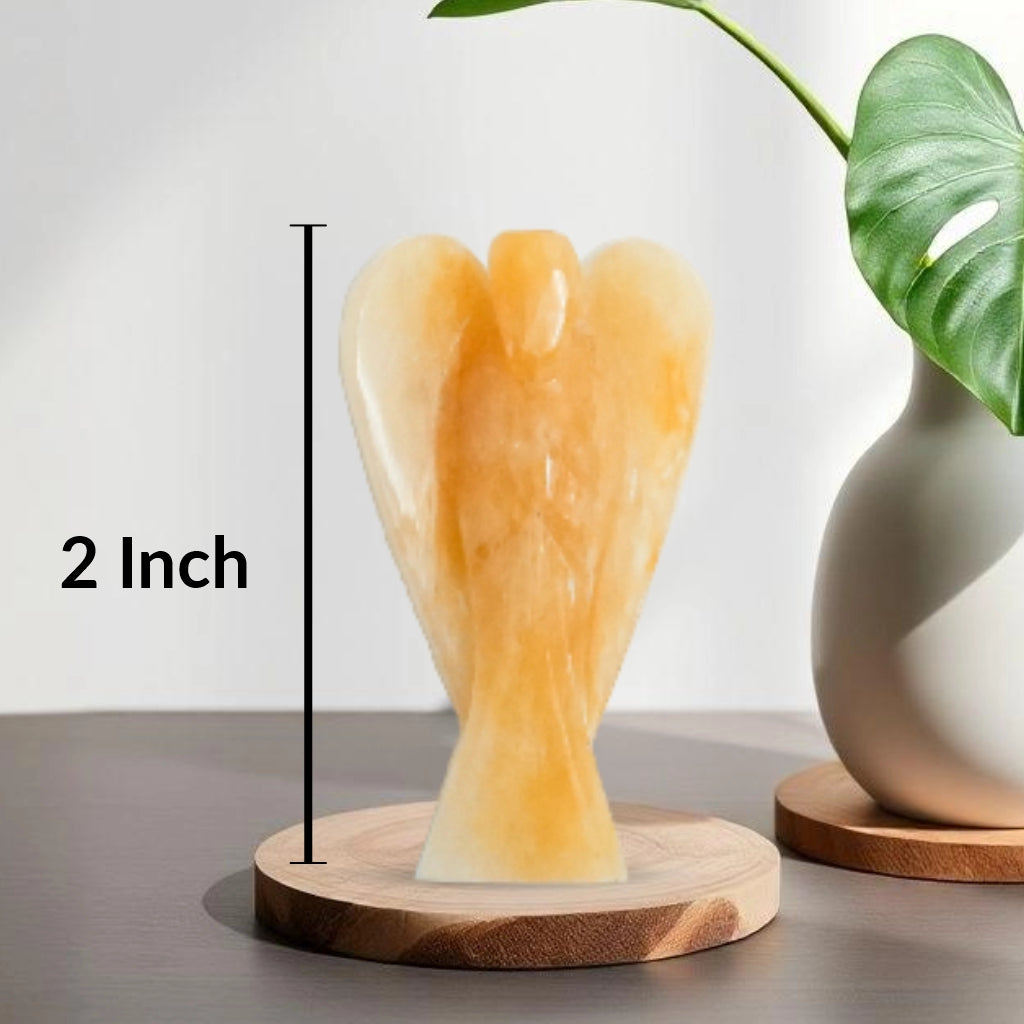 Yellow Jade Small Angel