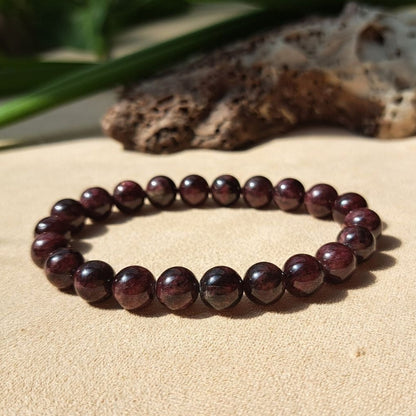 Garnet Crystal Bracelet