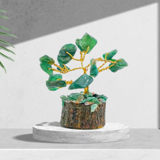 Green Jade 15 Beads Small Tree