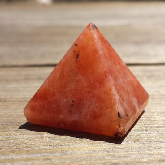 Orange Jasper Small Pyramid