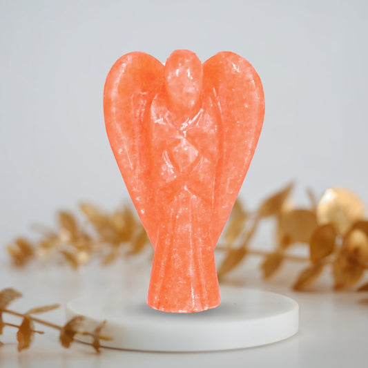 Orange Jasper Small Angel