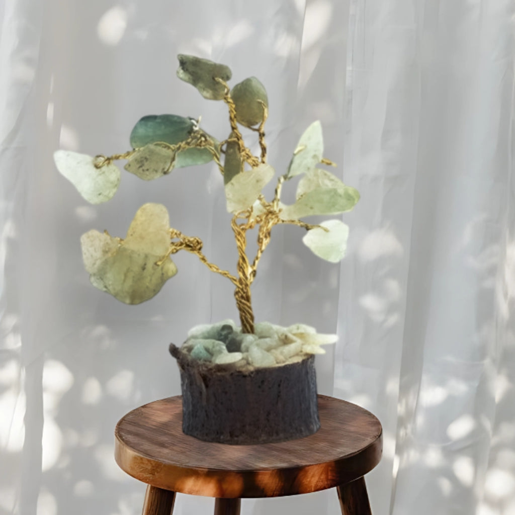 Green Aventurine 15 Beads Small Tree