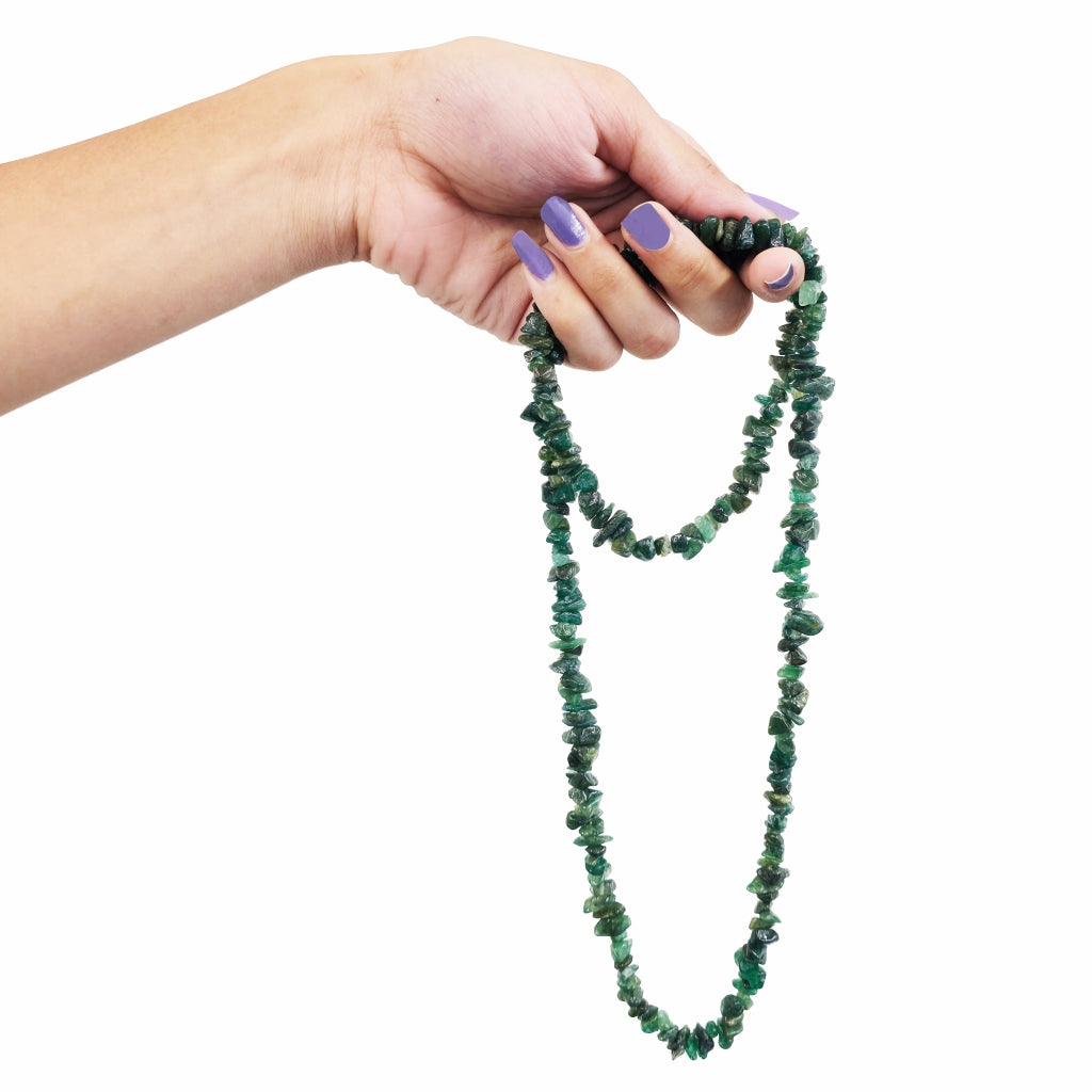 Green Jade Uncut Mala