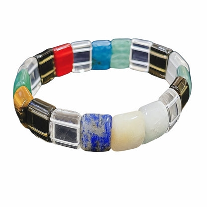 Multicolor Half Round Bracelet