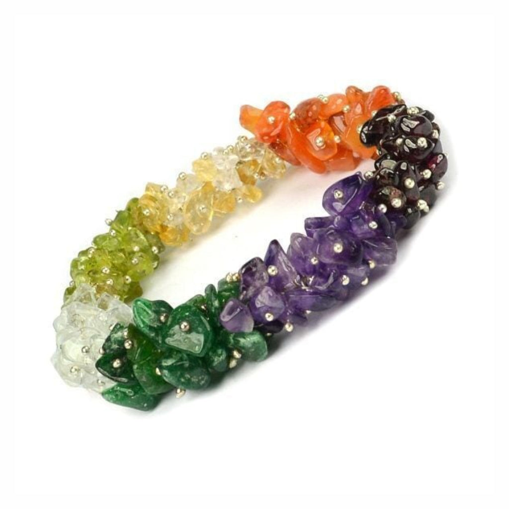 7 Chakra Uncut Bracelet