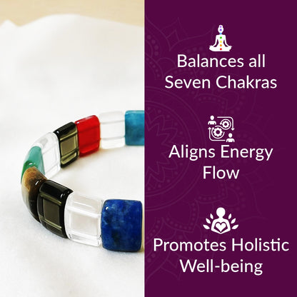 Multicolor Half Round Bracelet