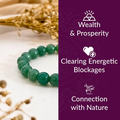 Green Aventurine Crystal Bracelet