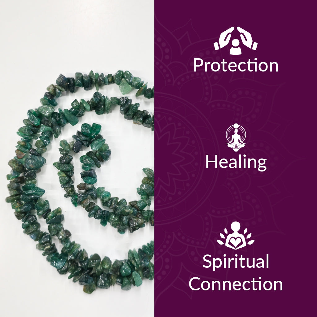 Green Jade Uncut Mala