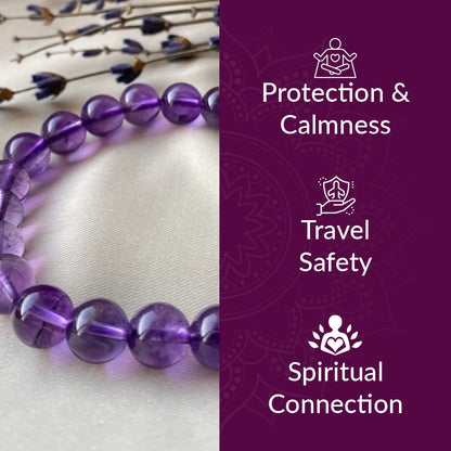Amethyst Crystal Bracelet