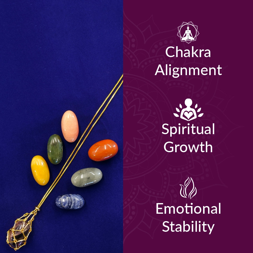 7 Chakra Stone Pendant