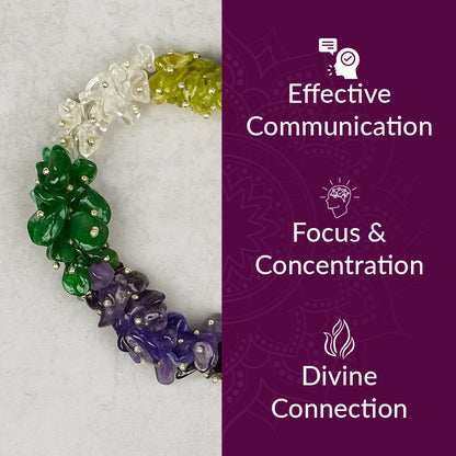 7 Chakra Uncut Bracelet