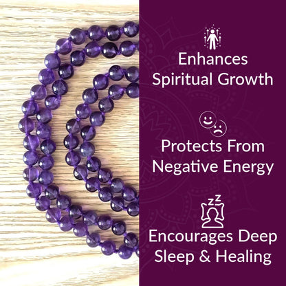 Amethyst Mala