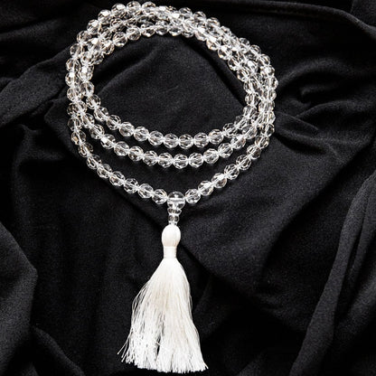 Clear Quartz 108 Beads Mala