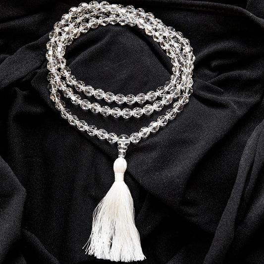 Clear Quartz 108 Beads Mala