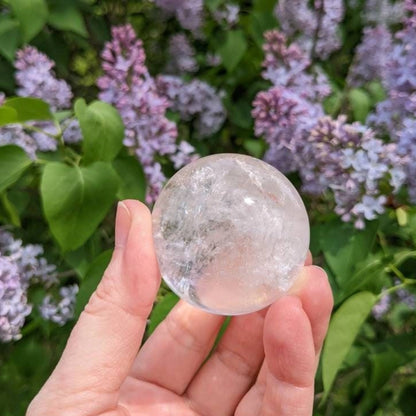Clear Quartz Crystal Ball