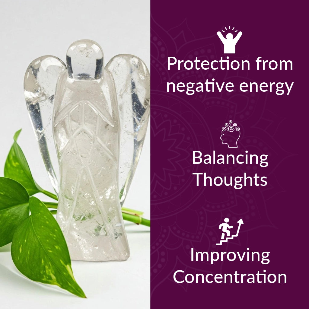 Clear Quartz Small Angel