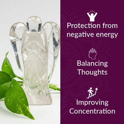 Clear Quartz Small Angel