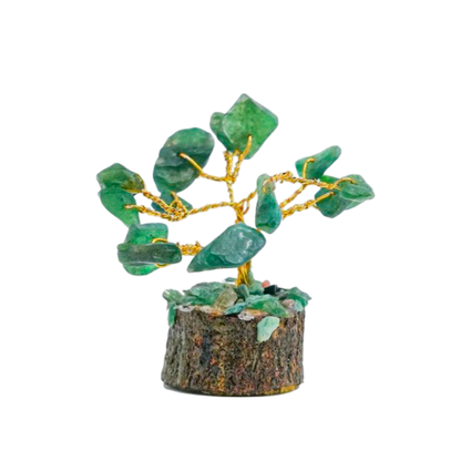 Green Jade 15 Beads Small Tree