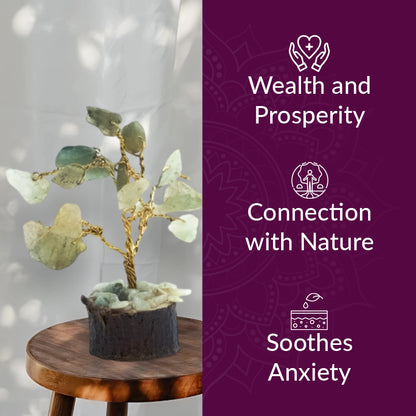 Green Aventurine 15 Beads Small Tree