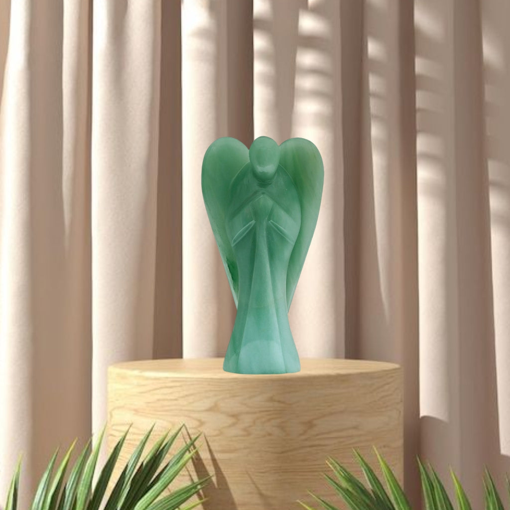Green Aventurine Small Angel