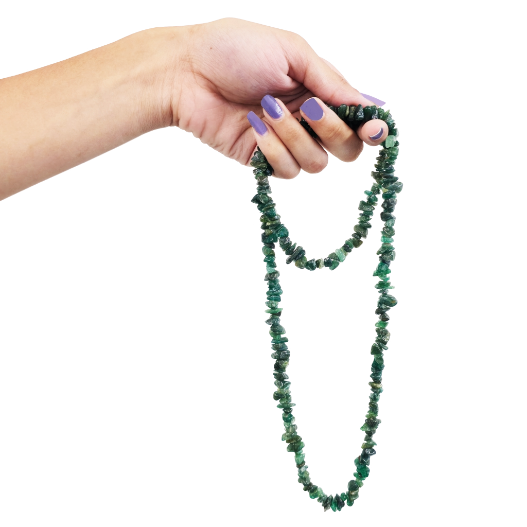 Green Jade Uncut Mala