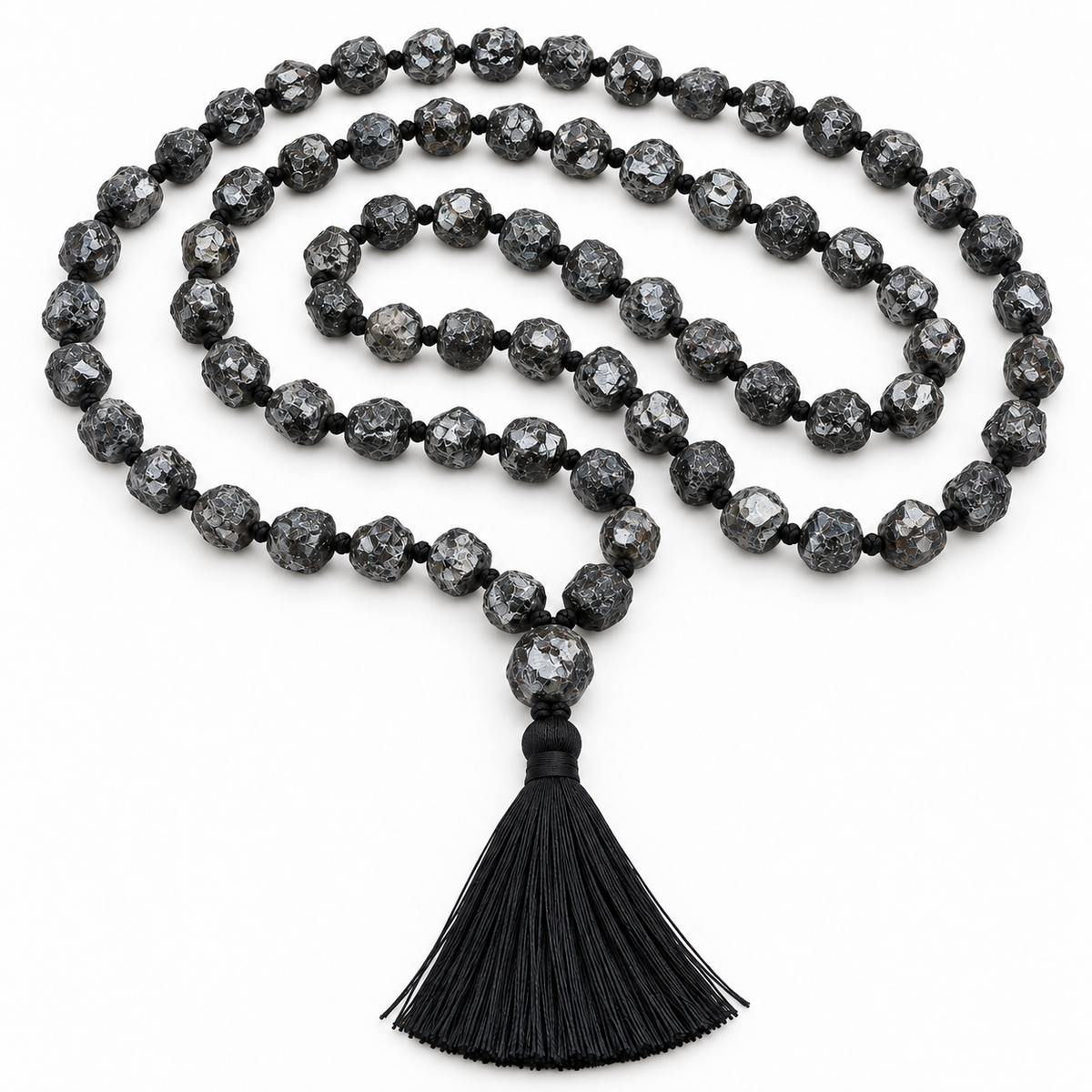 Hematite Uncut Mala