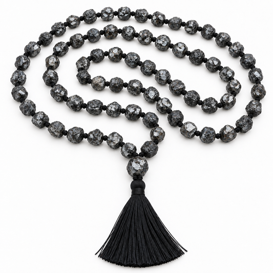 Hematite Uncut Mala