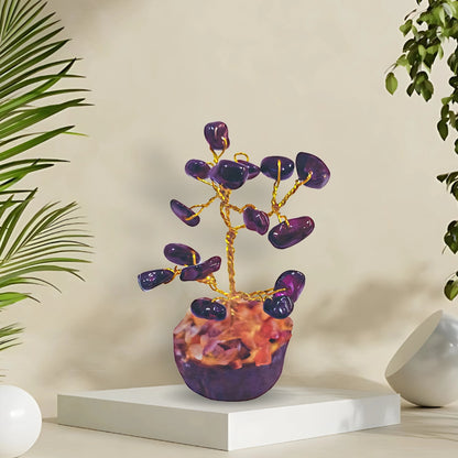 Red Garnet 15 Beads Small Tree