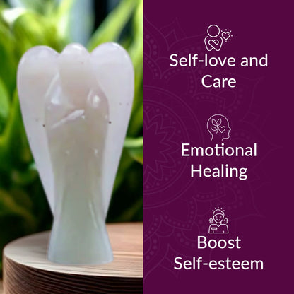 Rose Quartz Small Angel