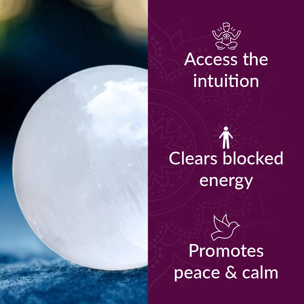 Selenite Sphere Ball