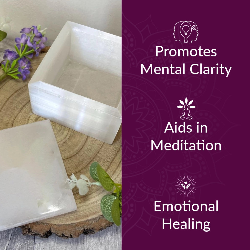 Selenite Wish Box