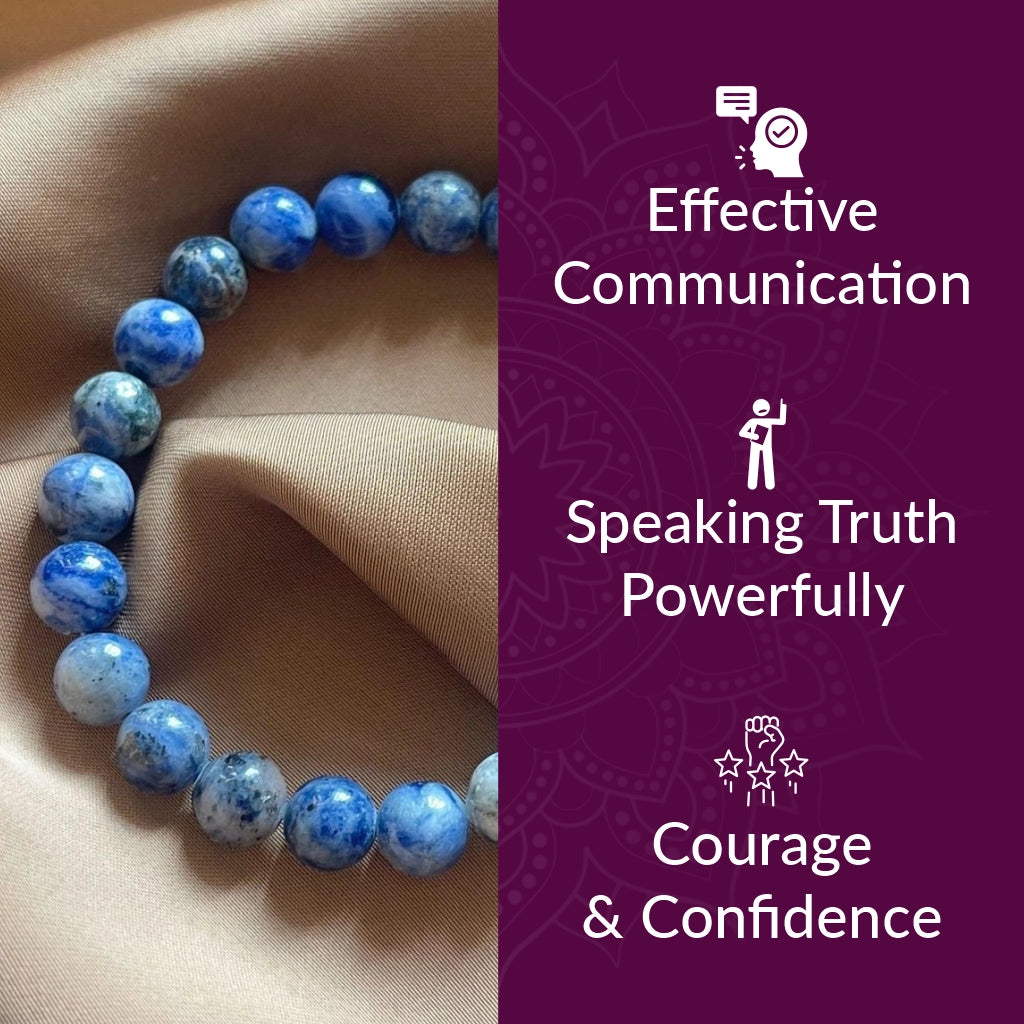 Sodalite Crystal Bracelet