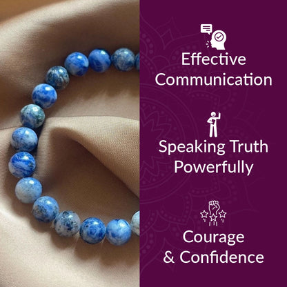 Sodalite Crystal Bracelet