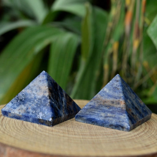 Sodalite Small Pyramid