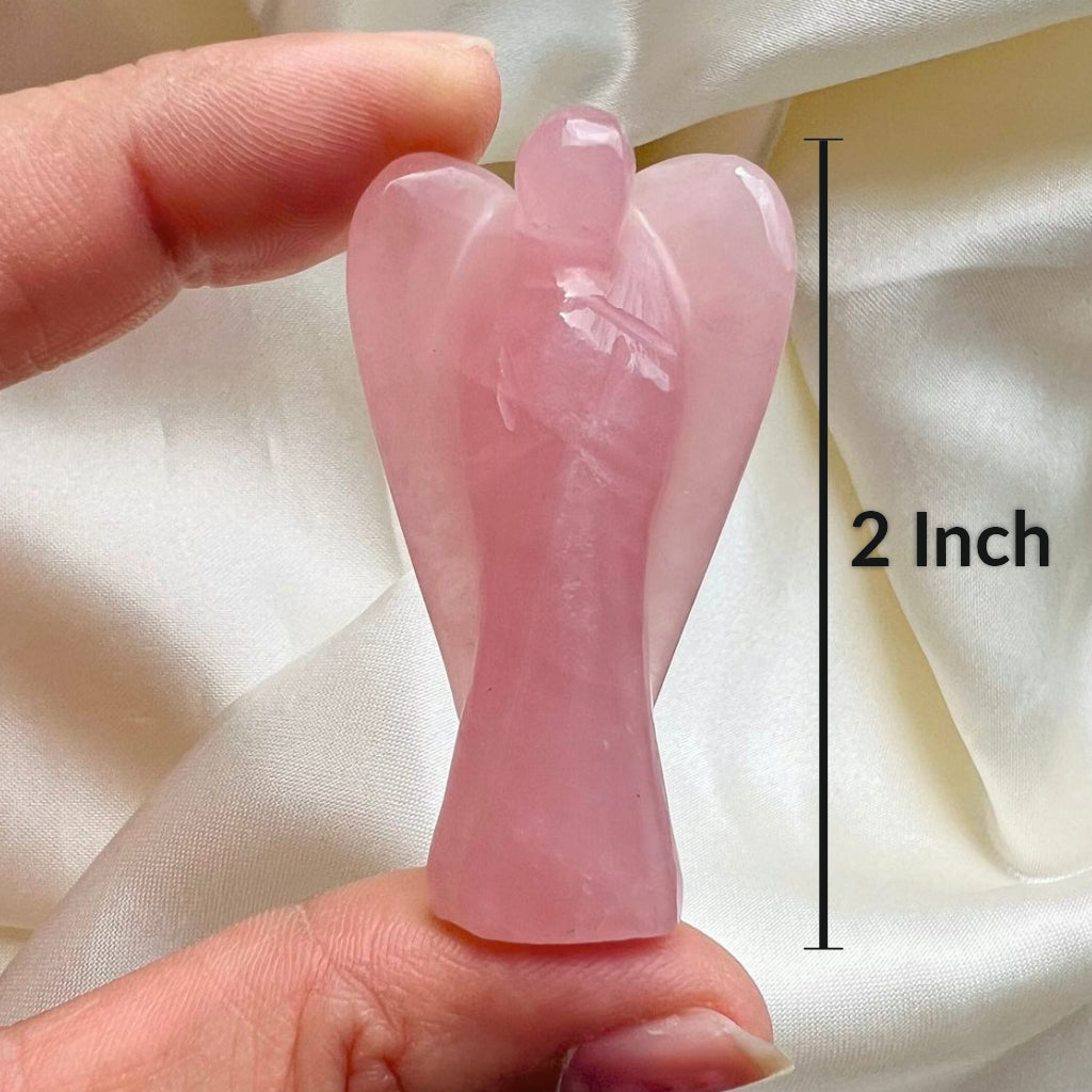 Rose Quartz Small Angel